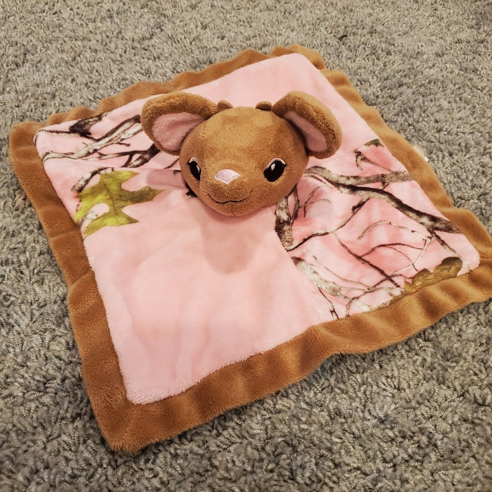 Bass Pro Shops Camo‎ Doe Fawn Deer Girls Security Blanket/Lovey